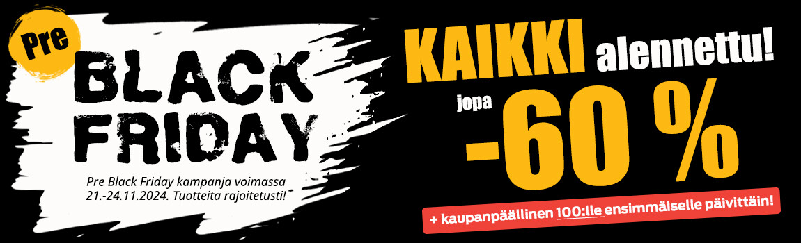 KAIKKI alennettu! Jopa -60 % + kaupanpäällinen päivittäin!