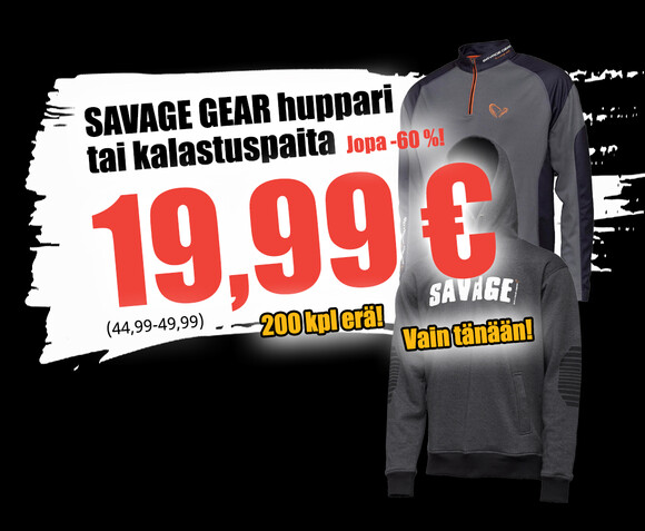 Savage Gear huppari tai kalastuspaita