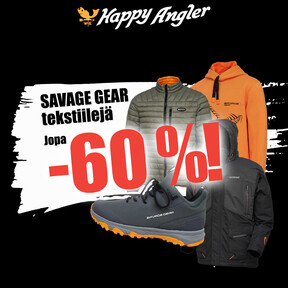 Savage Gear tekstiilejä -60 %