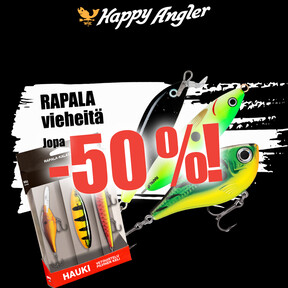 Rapala vieheitä jopa -50 %