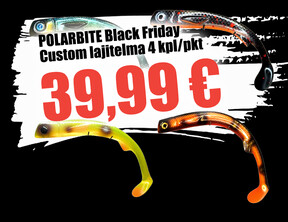 Polarbite Black Friday Custom lajitelma 4 kpl/pkt