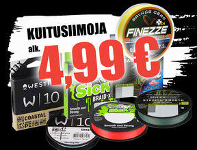 Kuitusiimoja alk. 4,99 €