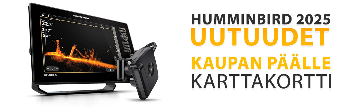 Humminbird 2025 uutuudet! Karttakortti kaupan päälle!