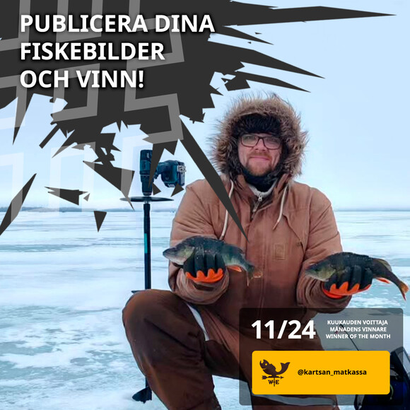 Publicera dina fiskebilder och vinn!