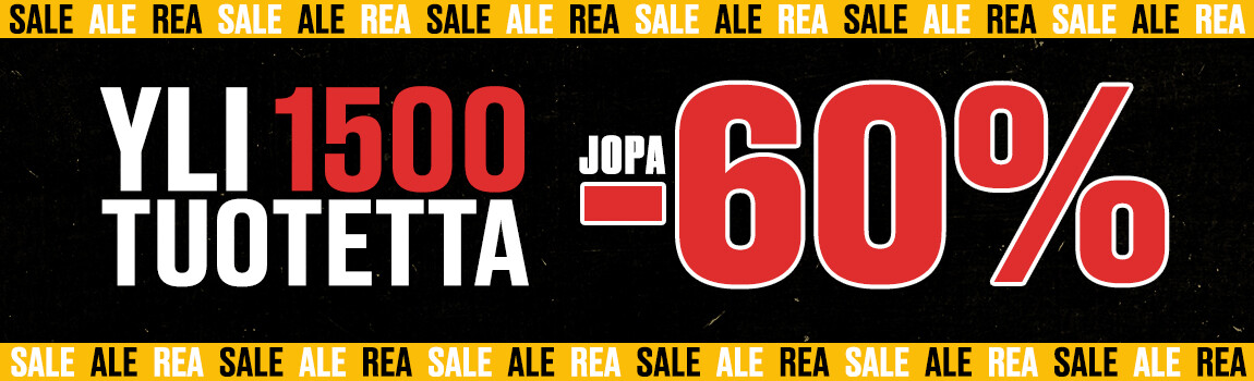 �� Nyt alkoi ALE! Yli 1500 tuotetta, jopa -60 %! ��