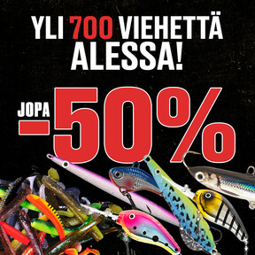 Yli 700 viehettä alessa, jopa -50 %