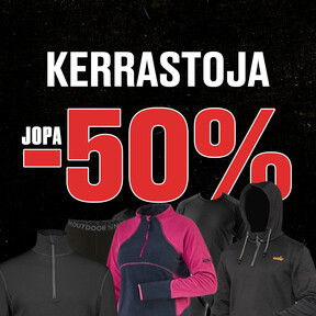 Kerrastoja, jopa -60 %