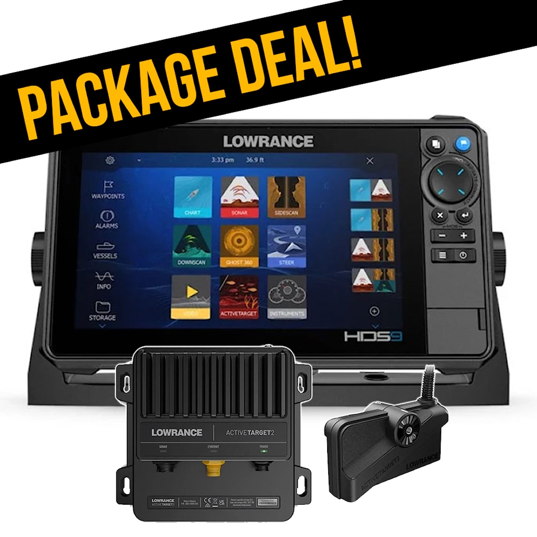 Lowrance HDS Pro 9 + Active Target 2 livepaketti