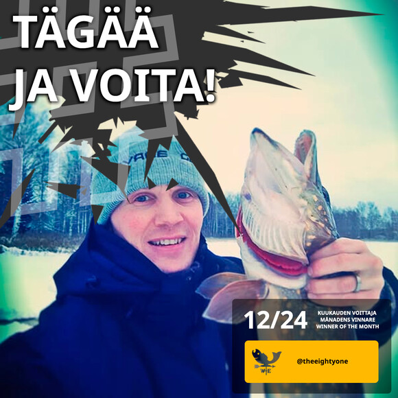 Käytä #happyangler Instassa!