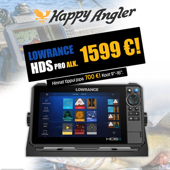 Lowrance HDS hinnat romahtivat, jopa -700 €!