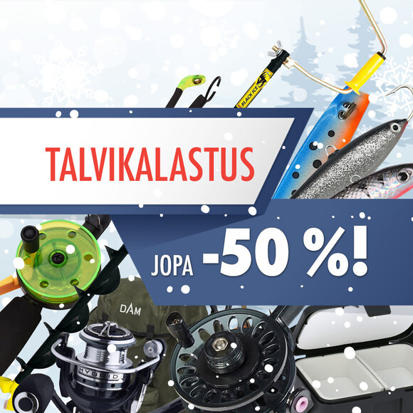 Talvikalastus jopa -50 %!