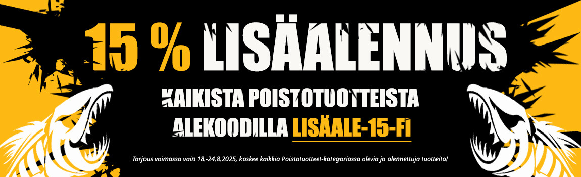 Kaikista poistotuotteista alekoodilla �� LISÄALE-15-FI ��