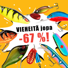 Vieheitä jopa -67 %
