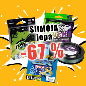 Siimoja jopa -67 %
