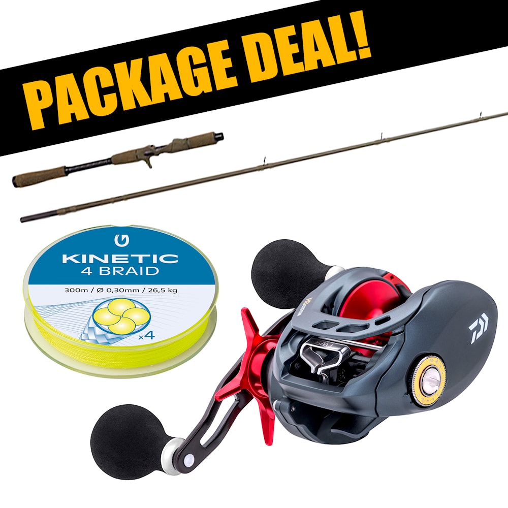 Savage Gear SG4 + Daiwa Tatulion hyrräkelasetti kuitusiimalla