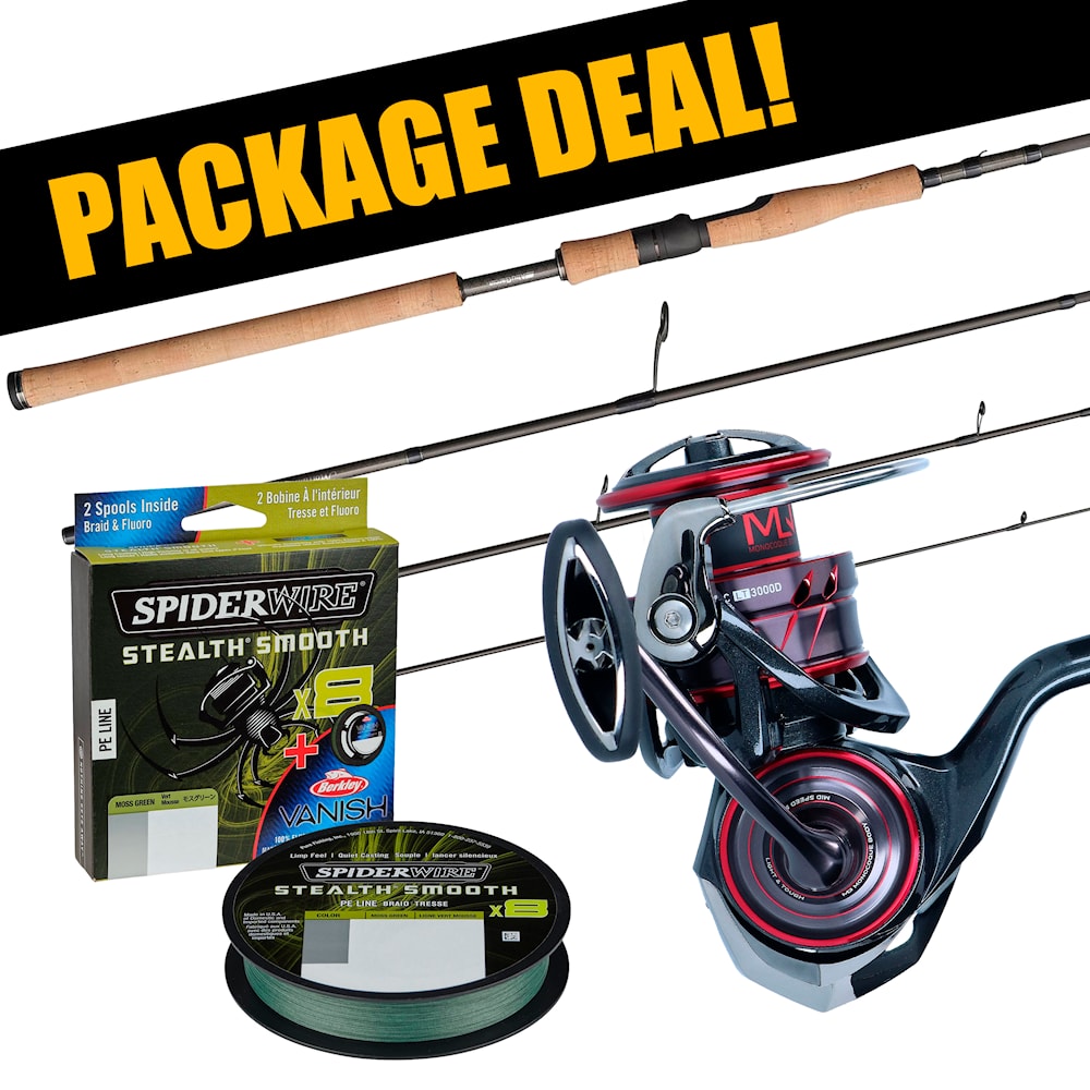 Abu Garcua Mörrum + Daiwa Ballistic avokelasetti kuitusiimalla