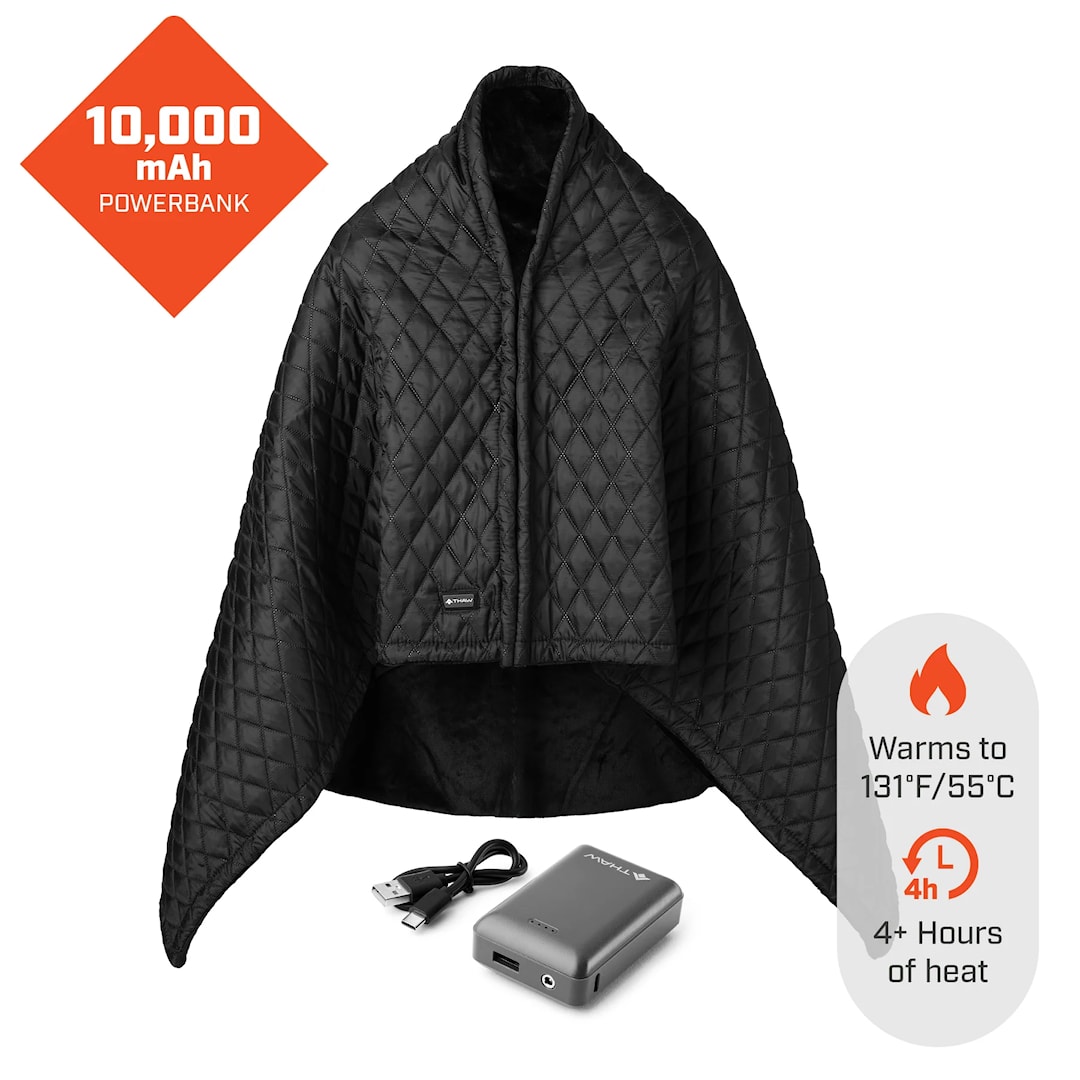 THAW Heated Wrap 2.0 lämmitettävä peite 10000 mAh akulla