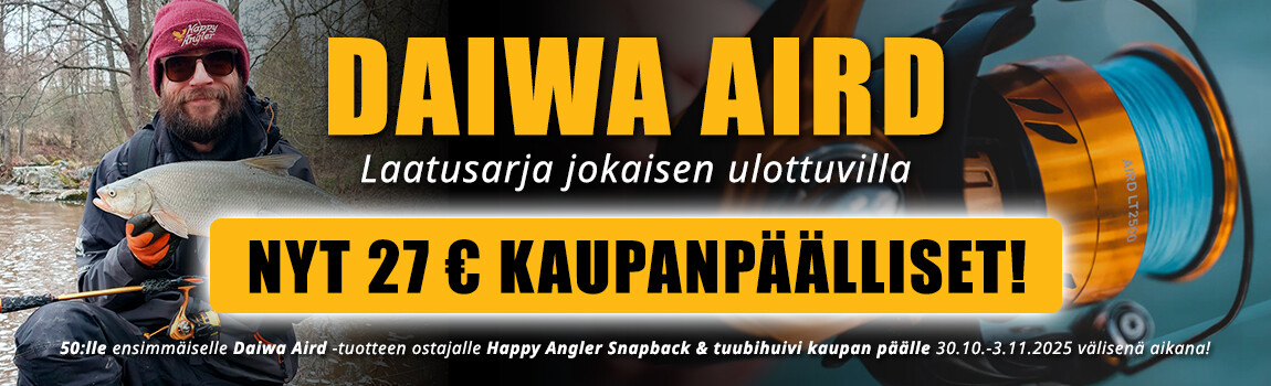 Daiwa Aird - laatusarja jokaisen ulottuvilla Daiwa Aird - laatusarja jokaisen ulottuvilla