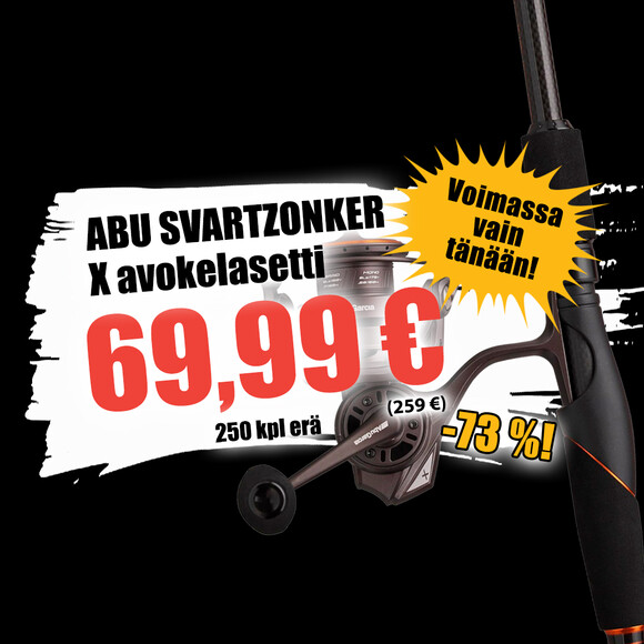 Abu Garcia Svartzonker X avokelasetti