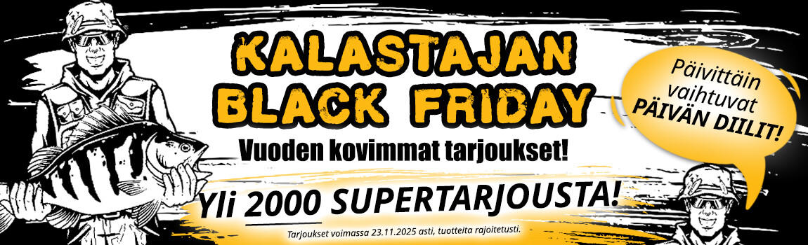 Yli 2000 Black Friday-tarjousta!