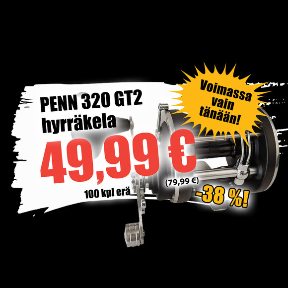 Penn 320 GT2 hyrräkela