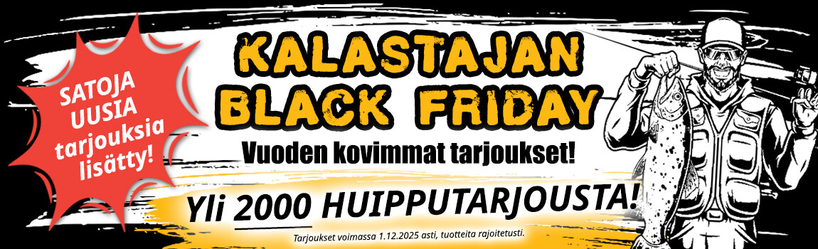 Yli 2000 Black Friday-tarjousta!