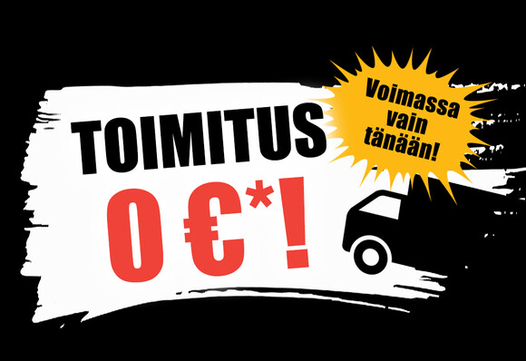 �� Vain tänään: TOIMITUS 0 €!*