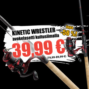 Kinetic Wrestler avokelasetti kuitusiimalla