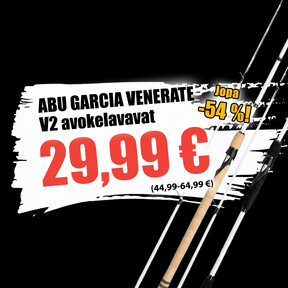 Abu Garcia Venerate V2 avokelavavat