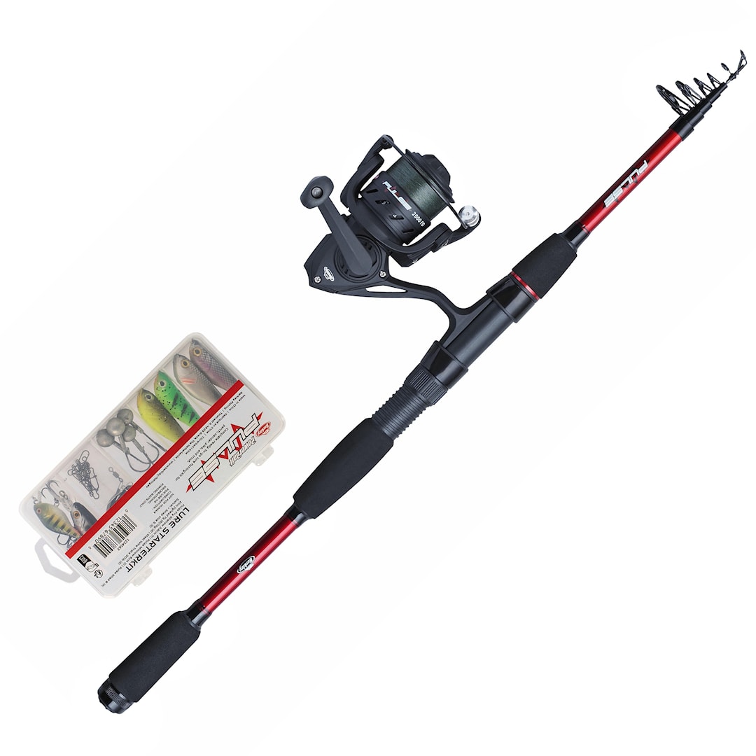 Berkley Pulse Box Tele avokelasetti kuitusiimalla + jigilajitelma 210 cm 5-20 g
