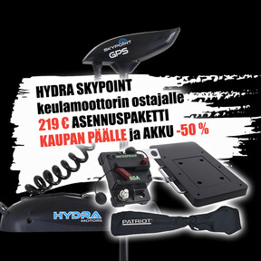 GPS moduuli ja asennuspaketti kaupan päälle! Voimassa 24.11.-1.12.2025.