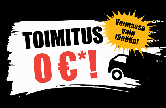 �� Vain tänään: TOIMITUS 0 €!*