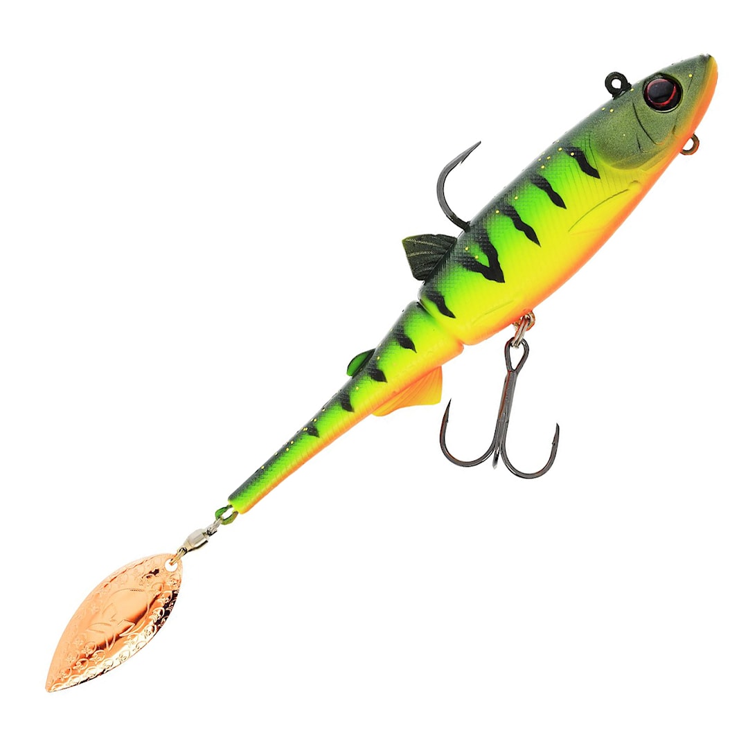 Westin HypoTeez Spintail 14 cm Tiger Perch