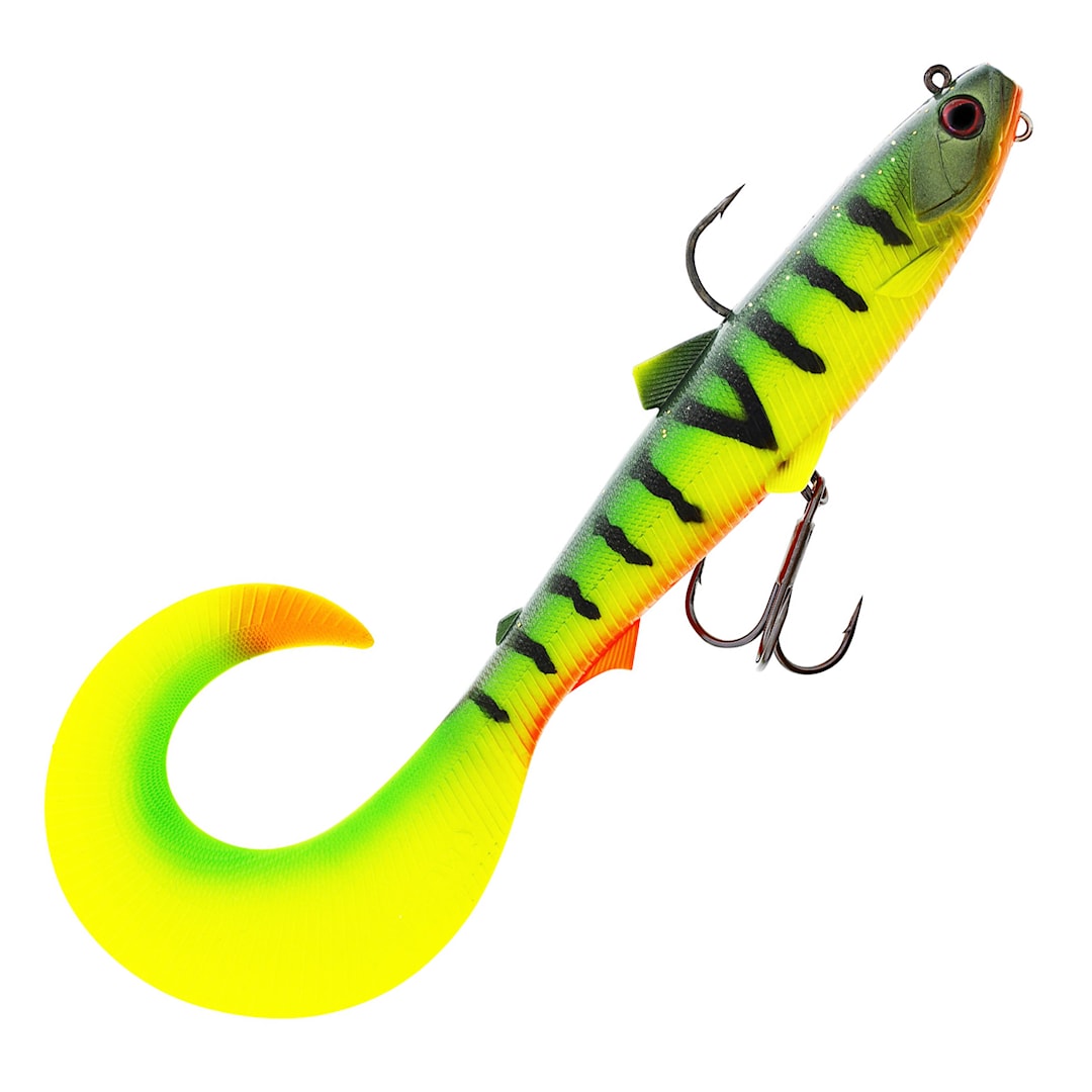 Westin BullTeez Curltail R2F 16 cm jigi Tiger Perch