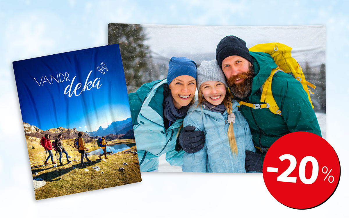 -20 % Fleecové deky