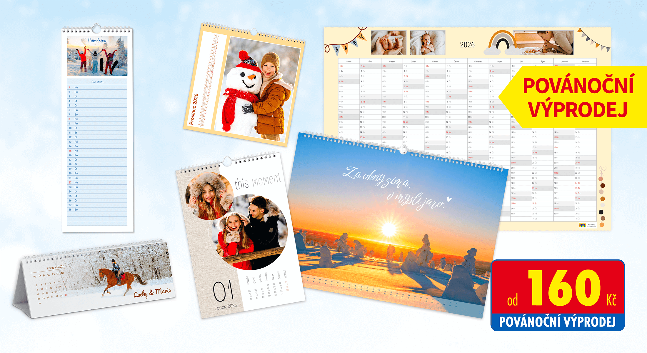 Povánoční výprodej Fotokalendářů