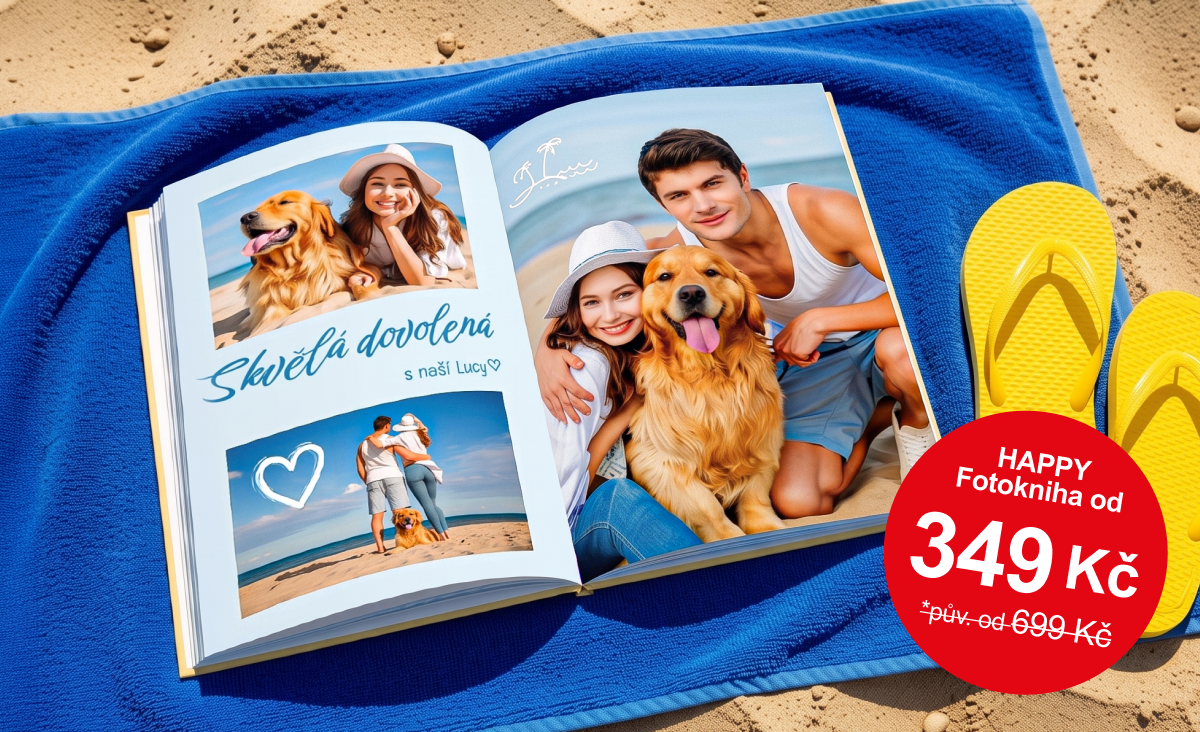 HAPPY Fotokniha od 349 Kč