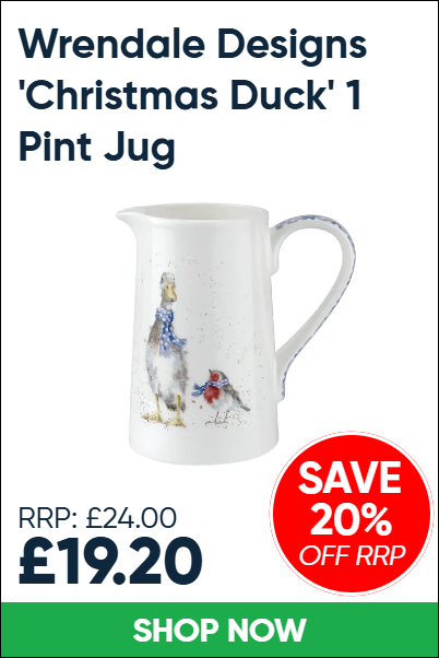 Wrendale Designs 'Christmas Duck' 1 Pint Jug