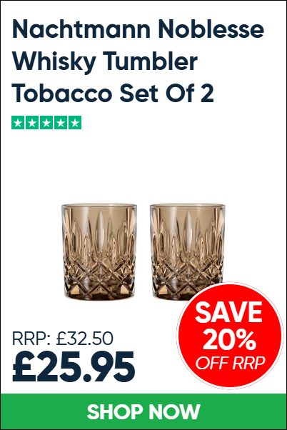 Nachtmann Noblesse Whisky Tumbler Tobacco Set Of 2