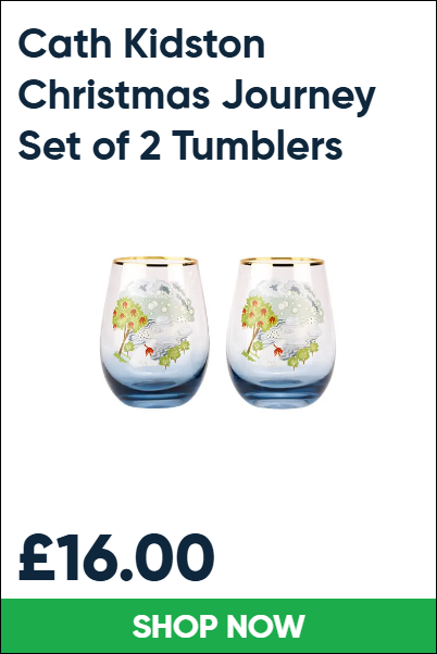 Cath Kidston Christmas Journey Set of 2 Tumblers