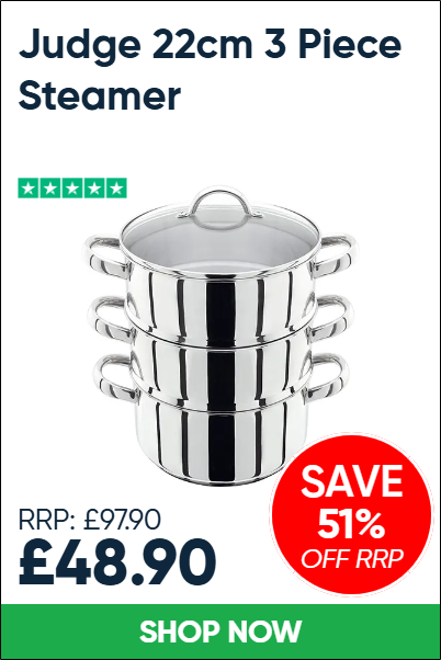 Judge 22cm 3 Piece Steamer