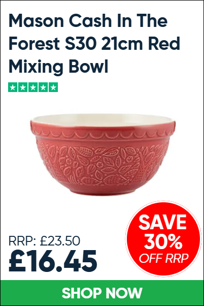 Mason Cash In The Forest S30 21cm Red Mixing Bowl