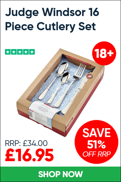 Judge Windsor 16 Piece Cutlery Set