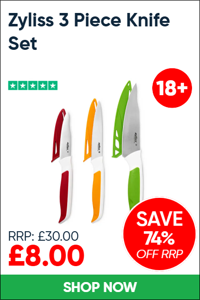 Zyliss 3 Piece Knife Set