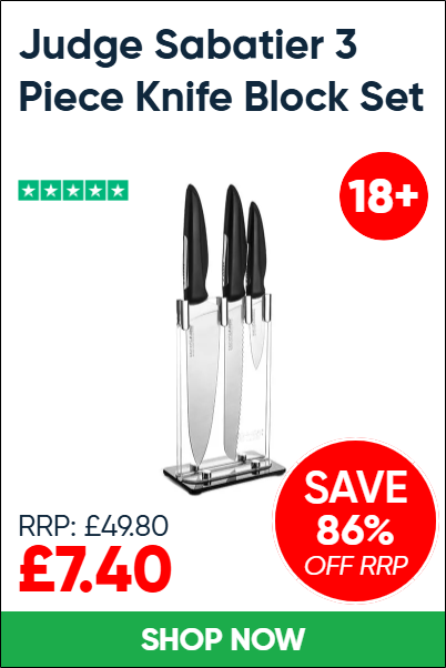 Judge Sabatier 3 Piece Knife Block Set