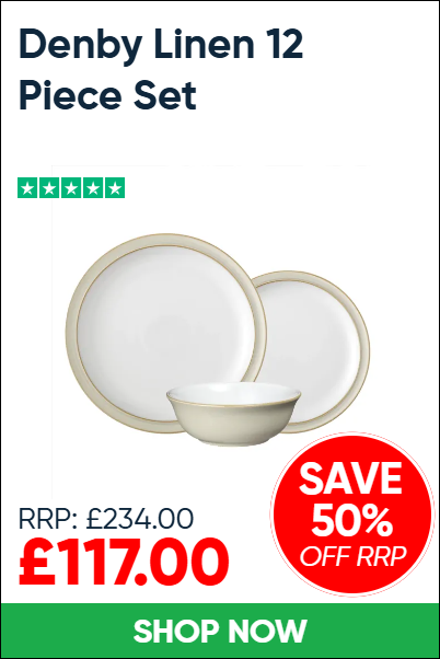 Denby Linen 12 Piece Set