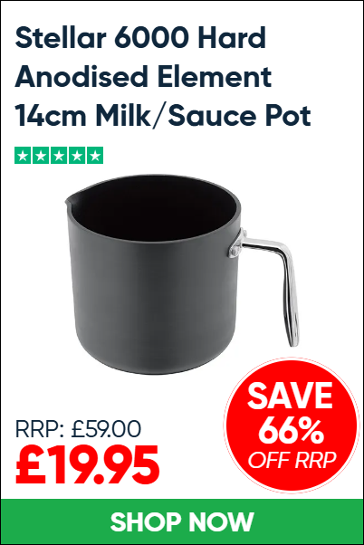 Stellar 6000 Hard Anodised Element 14cm Milk/Sauce Pot