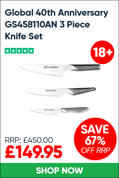 Global 40th Anniversary GS458110AN 3 Piece Knife Set
