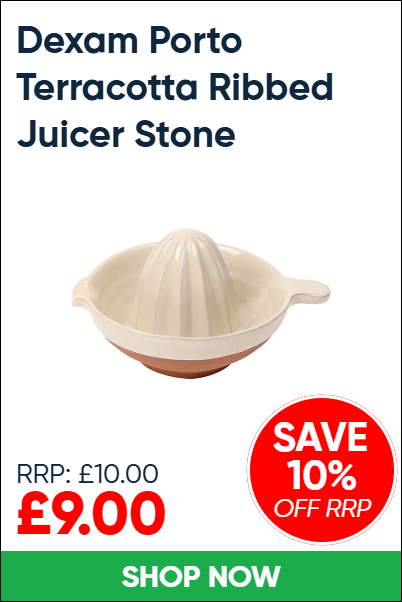 Dexam Porto Terracotta Ribbed Juicer Stone