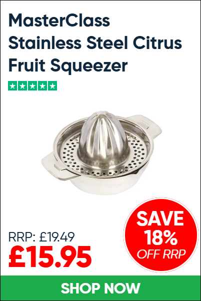MasterClass Stainless Steel Citrus Fruit Squeezer